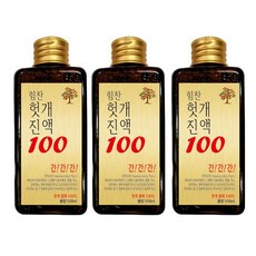 헛개진액 100ml x 3병 헛개 나무 열매 농축액 헛개차 헛개수, 3개
