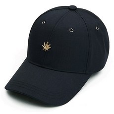 헤이터 골드 마리화나 코듀라 볼캡 블랙