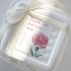 카네이션 가정의달 어버이날 스승의날 선물 포장 스티커 30개 로엣 [Bloom]