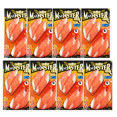 한성기업 몬스터크랩 72g x8개 다이어트 맛살 게살 게맛살 안주 야식 간식, 8개