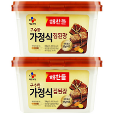 CJ제일제당 해찬들 구수한 가정식 집된장 3kg, 2개