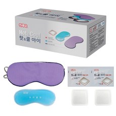 하루온 핫 앤 쿨아이 냉온 눈 찜질팩 안대세트, 1개, 1개