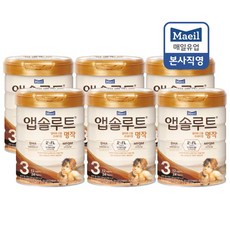앱솔루트 명작 2FL 분유 3단계, 800g, 6개