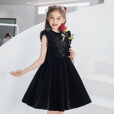 해외 여자아동드레스 유아초등공주드레스 백일 돌 생일파티용 카라 레이스 쉬폰드레스 키즈용 어린이 드레스 공주 치마봉봉봉사 여아 피아노 공연복 화동 MC 석례