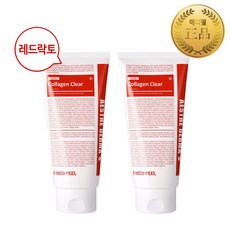 메디필 얼굴 피지 각질제거 클렌징폼 약산성폼클렌징 손담비 폼클렌징 시즌2 레드 락토 콜라겐 클리어 클렌징폼 300ml 1+1, 2개