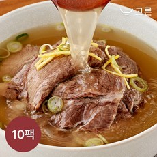 [고른] 맑은 나주곰탕 500g 10팩 (1팩 1인분), 10개 - 엘빈즈곰탕