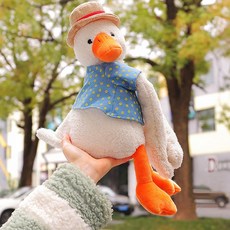 오리휴지걸이 인형 티슈 케이스 차량용휴지걸이 미넘버, 1개, 오리티슈 인형