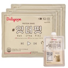 델리스푼 단백질 쉐이크 잇더핏 3주플랜, 40g, 21개