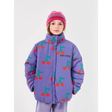 [BOBO CHOSES] 보보쇼즈 24FW 아동 패딩 Bobo Cherry all over anorak B224AC133