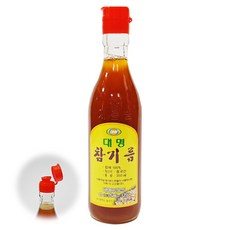 대명이유식 중국산 참기름 350ml 통참깨100%, 1병