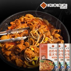 [취향회관] 국내산 한돈 전주식 불고기 밀키트, 3개, 200g