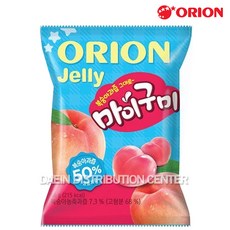 오리온 마이구미 복숭아 66gX1개 과자 간식 어린이 젤리 캔디 젤리밥 왕꿈틀이 포도 복숭아 청포도, 1개
