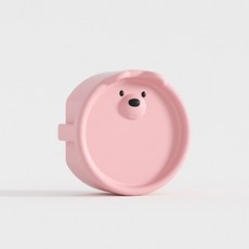 웨버몰 곰돌이 콘센트 안전커버 캐릭터 디자인 감전방지, 15개, 분홍색