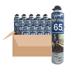 탑씰 탑폼 방화용우레탄폼 65 B2 870ml 1박스(15개), 15개