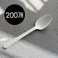 리빙맥스 고강도 일회용숟가락 170mm 개별포장 200개, 2개