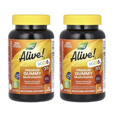 네이쳐스웨이 얼라이브! 키즈 프리미엄 멀티비타민 구미