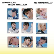 [DIGIPACK ver.] 제로베이스원 미니3집 디지팩 9종 세트 You had me at HELLO / 포토카드 9종+접지포스터 9종+필름포토 9종+포토북 9종