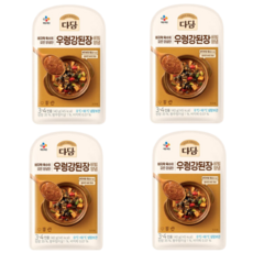 다담 우렁강된장양념, 140g, 3개