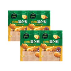 비비고 슈크림 붕어빵, 300g, 4개