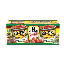 Ro-Tel Diced Tomatoes Green Chilies 로텔 다진 토마토 그린칠리 캔 425g 8개 2.27kg