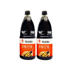 [트윈스몰] 표고버섯과 다시마로 맛을 낸 청정원 햇살담은 조림간장 1700ml, 2개