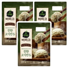 CJ 비비고 수제 진한고기만두 980g x 3봉, 3개