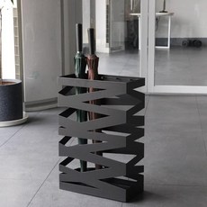 대용량 우산 스탠드 상업용 우산 거치대 호텔 로비 사무실 보관대 모던하고 심플한 거실 발코니, Medium white, 1개