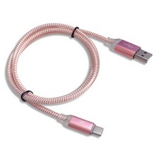 ucommerce 고속 충전케이블 핑크 LED USB 타입C 스마트폰 핸드폰