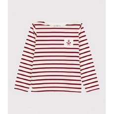 [갤러리아] 쁘띠바또PETIT BATEAU /[키즈 여아] 레드스트라이프 티셔츠 [3-12세] (0520350014)