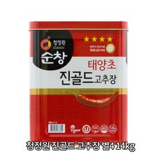 청정원 진골드 고추장 별4 14kg, 1개