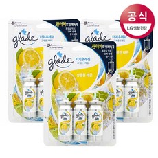 그레이드 터치앤후레쉬 화장실방향제 상큼한레몬 리필 13ml 3입x3개, 없음, 상세설명 참조