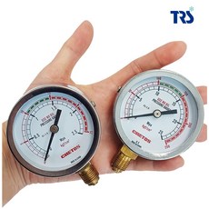 크레토스 압력계 60파이 산소 조정기용, 저압25kg/cm, 1개