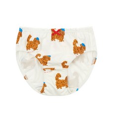 베베드피노 언더웨어 여아수피마아이보리도그프릴삼각팬티(BU34UP451) 976165