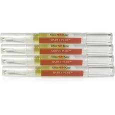 Bliss Kiss Fragrance 무료 스타터 키트 | Simply Pure 큐티클 & 네일 오일 | 1 팩에는 펜 4 개 (각 2ml) ST-FREE : Beauty, 단일옵션