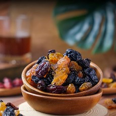 베트남 TANU NUTS 3색 무설탕 건포도, 8개, 400g(지퍼백형)