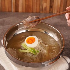 물냉면5~10인분/비빔냉면5인분[물(평양)냉+비(함흥)냉+육수+비빔장]/직화숯불고기3팩, 물냉면10인분(냉면2kg+육수10봉), 3개