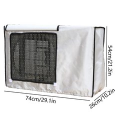 옥스포드 방진 방수 에어컨 커버 야외 AC 차양 보호대 기계 천, 01 Size A