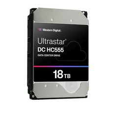 [Western Digital] Ultrastar HDD 18TB DC HC555 WUH722018CLE6L4|(SATA3/ 7200rpm/ 512MB/ CMR/ 5년)