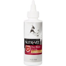 Nutri-Vet 도그 아이 린스 4온스 병, 118ml, 1개