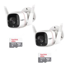  1+1 총2대 티피링크 Tapo C310(Tapo TC65) 300만화소 실외방수 홈CCTV, 선택5 Tapo C310(TC65)+메모리256G(2대 