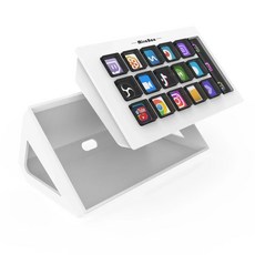 MiraBox 293S 스트림덱 비주얼 키보드 15 키 유튜브 영상편집, Black
