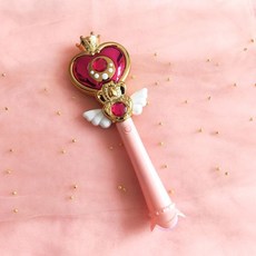 미니 하트 마술봉 요술봉 LED 공주변신장난감, 핑크