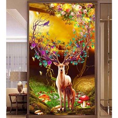 사슴보석십자수