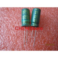 50PCS 산요 AX 10V1200UF 10X20MM 그린 골드 1200 미크로포맷 10V 고주파 전해 콘덴서 DIY 105 Degree - ax디그리