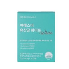 여에스더 질유래 유산균 화이트, 30캡슐, 2개