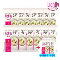 라이틀리 면이된곤약 180g x 13개 + 2개