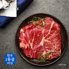 [근본육] 1등급이상 한우 불고기 / 샤브샤브 500g 1개 (냉동)