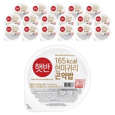 햇반 현미귀리곤약밥, 150g, 18개