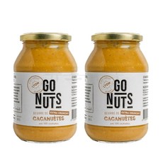 GO NUTS 고넛츠 땅콩 버터 스프레드 엑스트라 크런치 270g x2, 2개