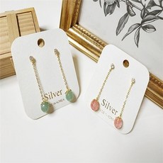 비취드롭귀걸이